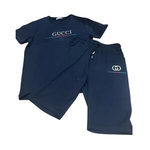 GUCCI Boy's Tee and Short Sweat Set